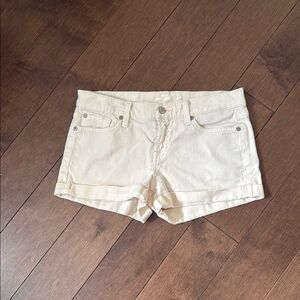 Women's cream/ pinkish Shorts